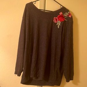 Torrid Size 3 Floral Sweater